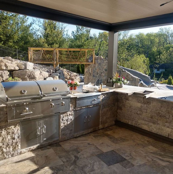 Covered Outdoor Kitchen