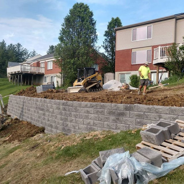 Big Retaining Wall